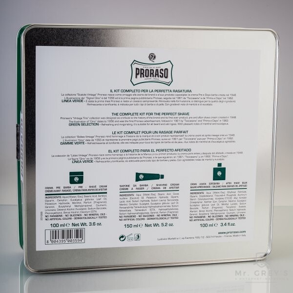 Подарочный набор Proraso Vintage Selection Gino Подарочный набор Proraso Vintage Selection Gino