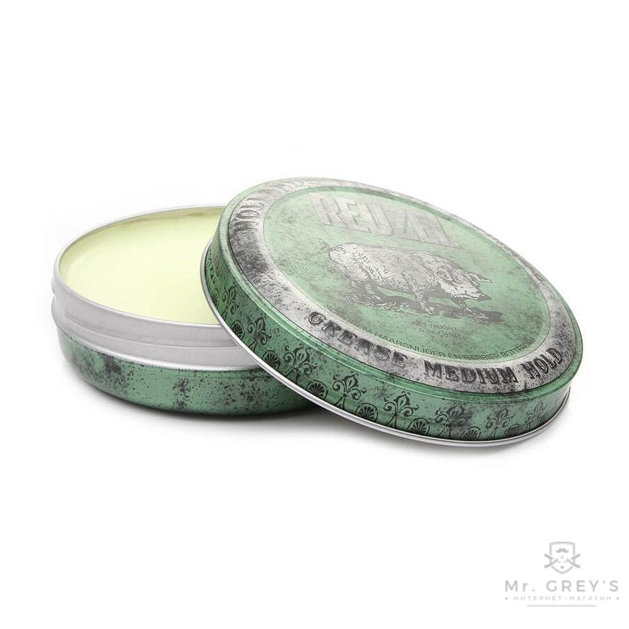 Помада для укладки волос REUZEL Green Grease Medium Hold Pomade 113g Помада для укладки волос REUZEL Green Grease Medium Hold Pomade 113g