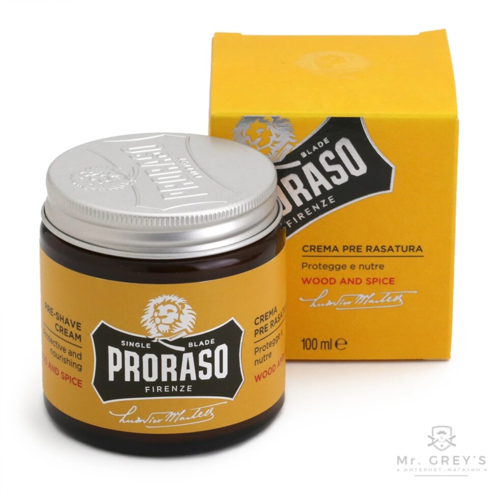 Крем до гоління Proraso Pre Shave Cream Wood & Spice 100ml