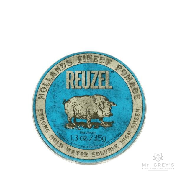 Помада для укладки волос REUZEL Blue Strong Hold High Sheen Pomade 35gr Помада для укладки волос REUZEL Blue Strong Hold High Sheen Pomade 35gr