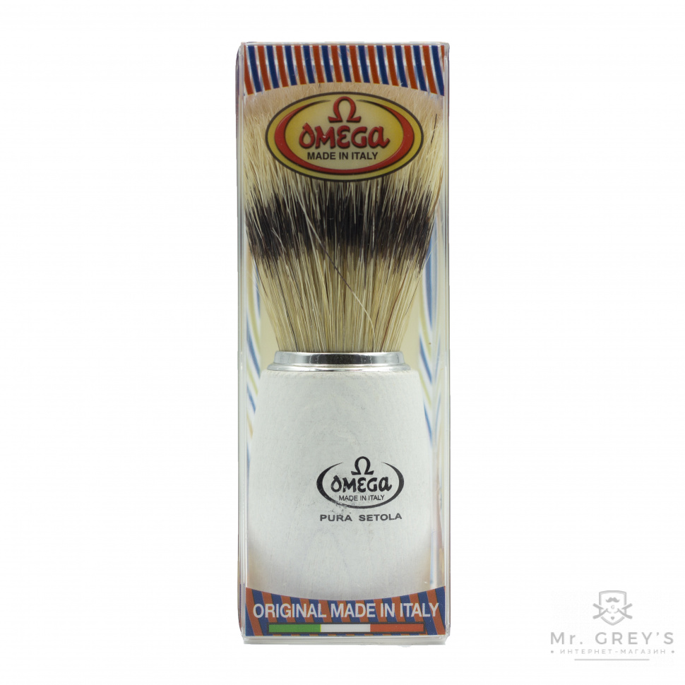 Помазок для гоління Omega 11711 Pure Bristle