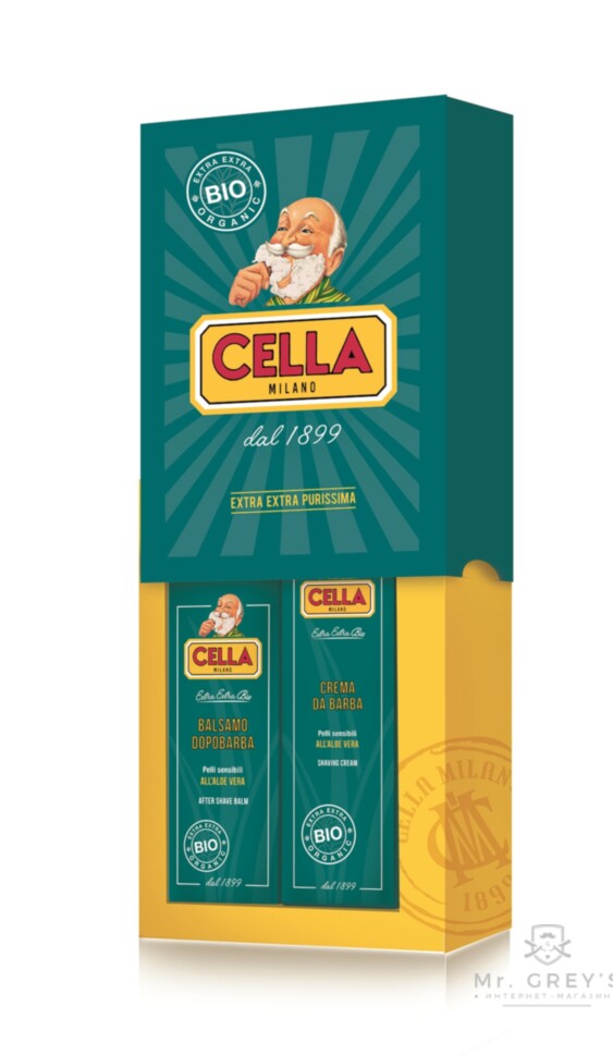 Набор подарочный для бритья Cella Bio Gift Shaving Set 57094