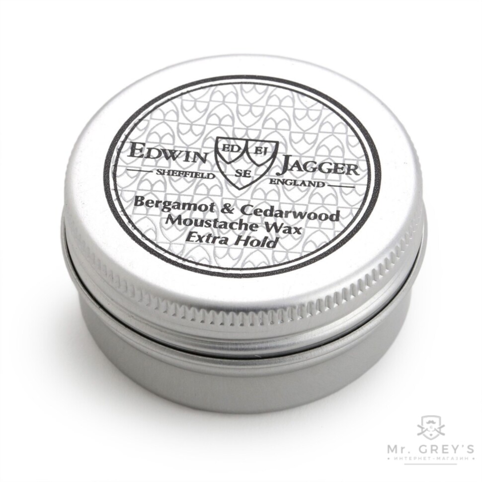Віск для вусів Edwin Jagger Bergamot & Cedarwood Moustache Extra Hold Wax