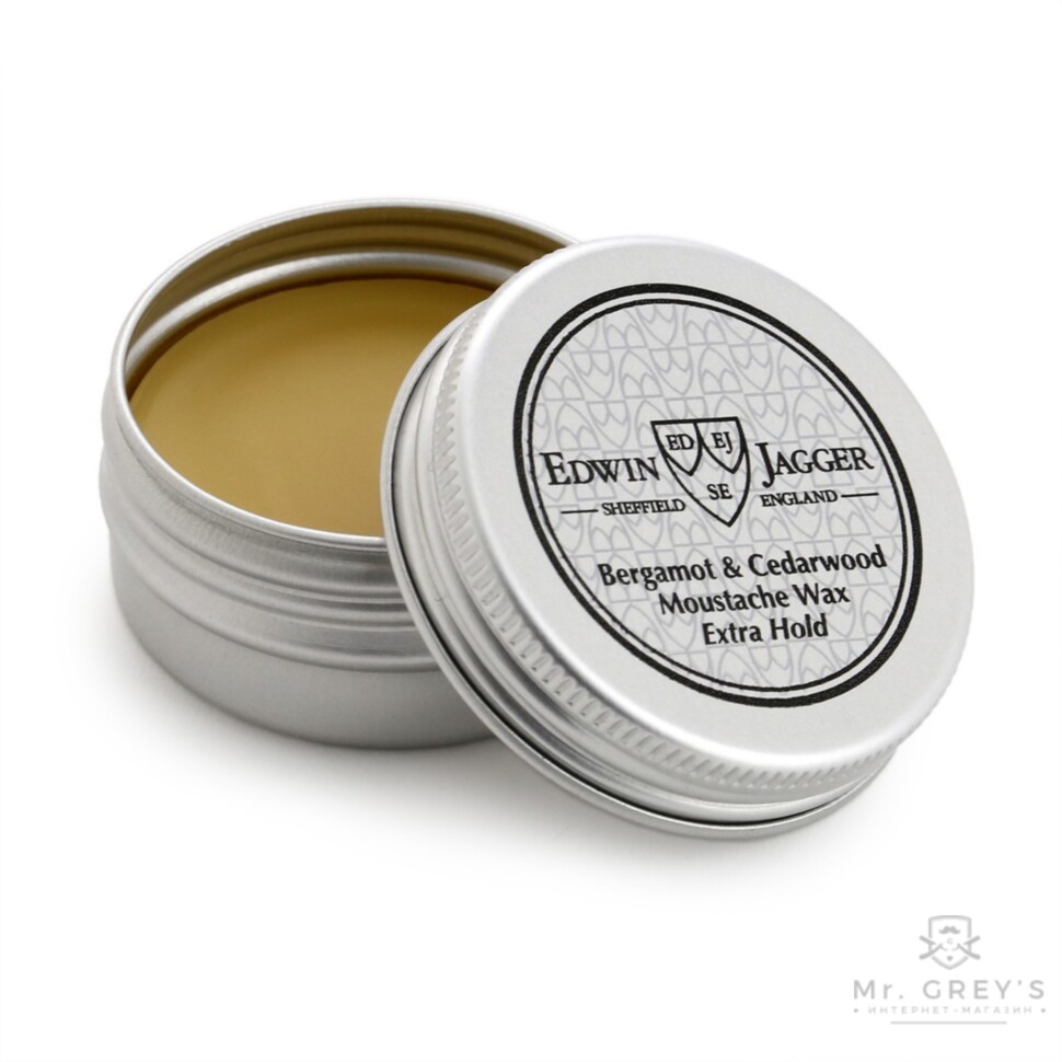 Віск для вусів Edwin Jagger Bergamot & Cedarwood Moustache Extra Hold Wax