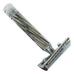 Станок для бритья Т-образный Fatip Grande Chrome Slant Closed Comb