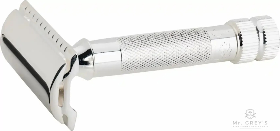 Станок для бритья Т-образный 90 34004 MERKUR 34S Silver Plated Станок для бритья Т-образный 90 34004 MERKUR 34S Silver Plated