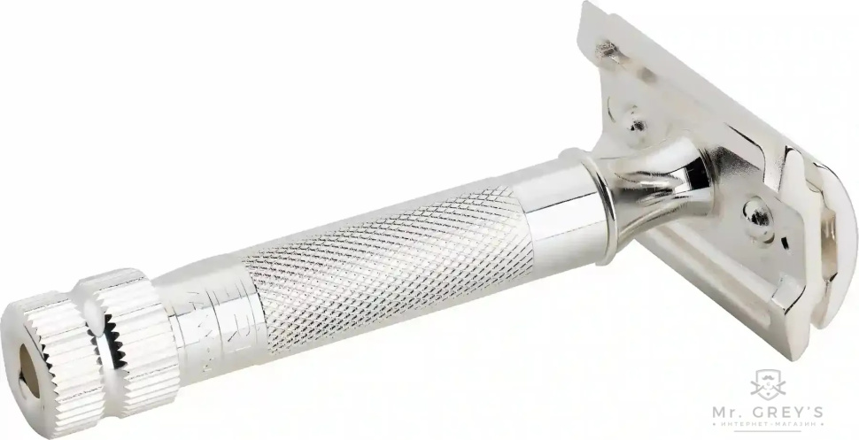 Станок для бритья Т-образный 90 34004 MERKUR 34S Silver Plated Станок для бритья Т-образный 90 34004 MERKUR 34S Silver Plated