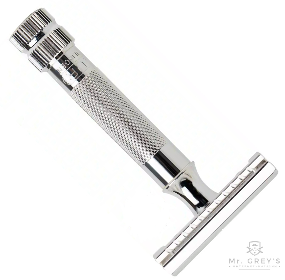 Станок для бритья Т-образный 90 34004 MERKUR 34S Silver Plated