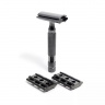 Станок для бритья Т-образный Rockwell 6C Double Edge Safety Razor Gunmetal Chrome Станок для бритья Т-образный Rockwell 6C Double Edge Safety Razor Gunmetal Chrome