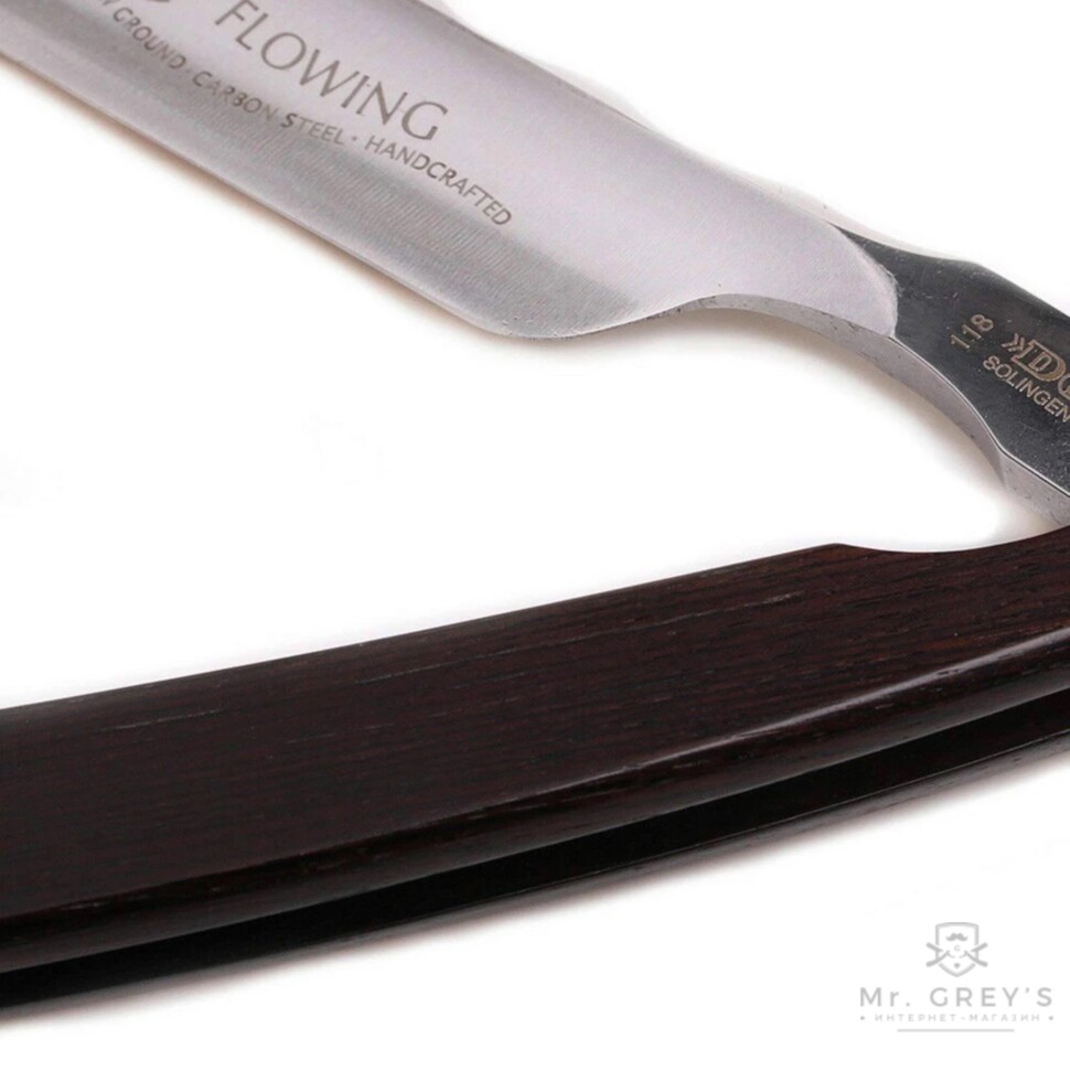 Опасная бритва 1186811 Dovo Solingen Flowing Ebony 6/8"