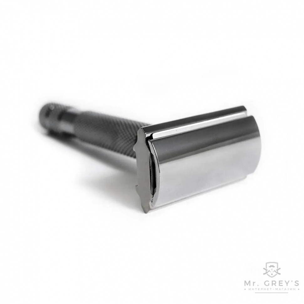 Станок для бритья Т-образный Rockwell 2C Double Edge Safety Razor Gunmetal Chrome Станок для бритья Т-образный Rockwell 2C Double Edge Safety Razor Gunmetal Chrome