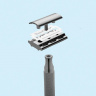 Станок для бритья Т-образный Rockwell 2C Double Edge Safety Razor Gunmetal Chrome Станок для бритья Т-образный Rockwell 2C Double Edge Safety Razor Gunmetal Chrome