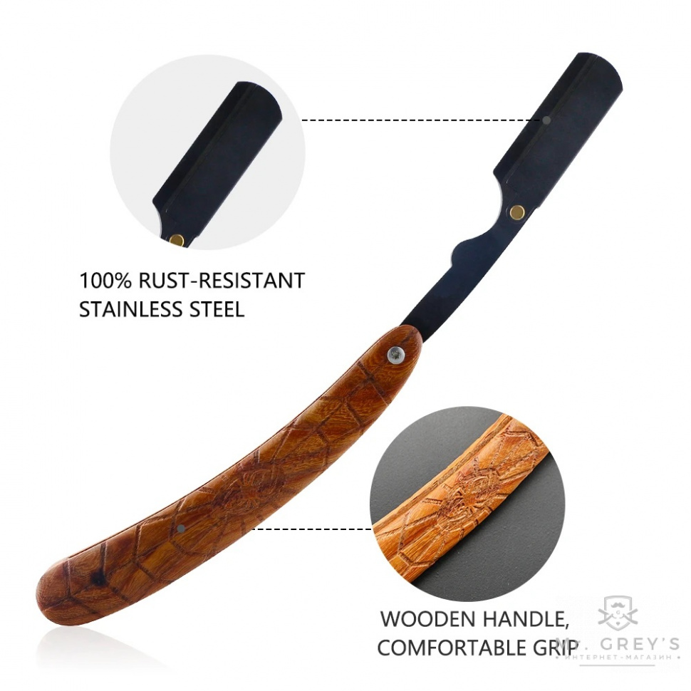 Опасная бритва BAILI BS29 Shavette Straight Razor Опасная бритва BAILI BS29 Shavette Straight Razor