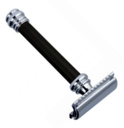Станок для бритья Т-образный 90 38011 MERKUR BICOLOR ALUBLACK