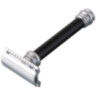 Станок для бритья Т-образный 90 38011 MERKUR BICOLOR ALUBLACK