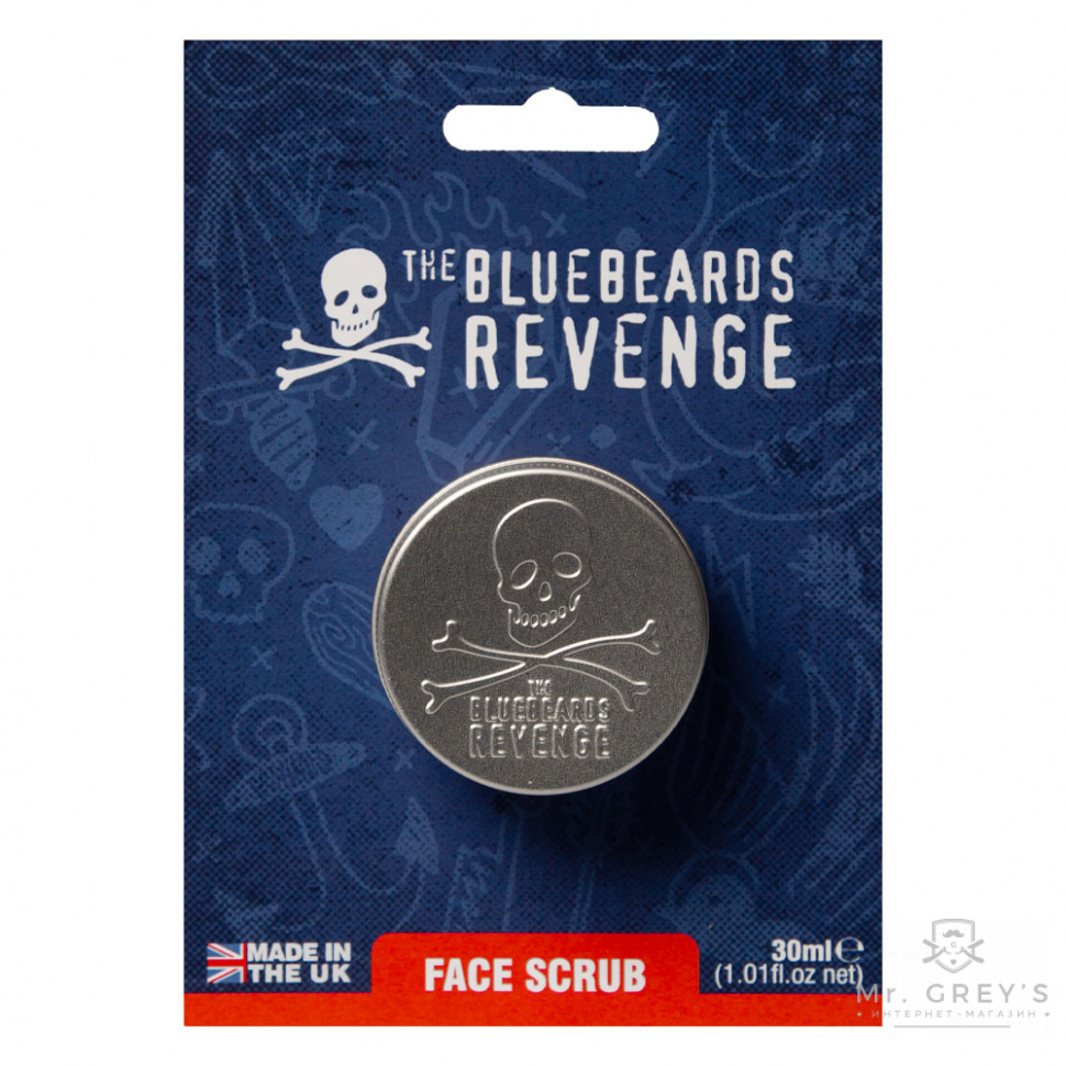 Скраб для лица The Bluebeards Revenge Face Scrub 30ml Скраб для лица The Bluebeards Revenge Face Scrub 30ml