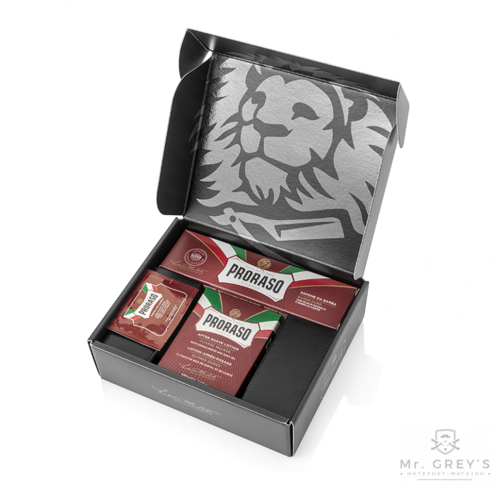 Подарочный набор Proraso Classic Shaving Duo Red Line Cream and Lotion Подарочный набор Proraso Classic Shaving Duo Red Line Cream and Lotion