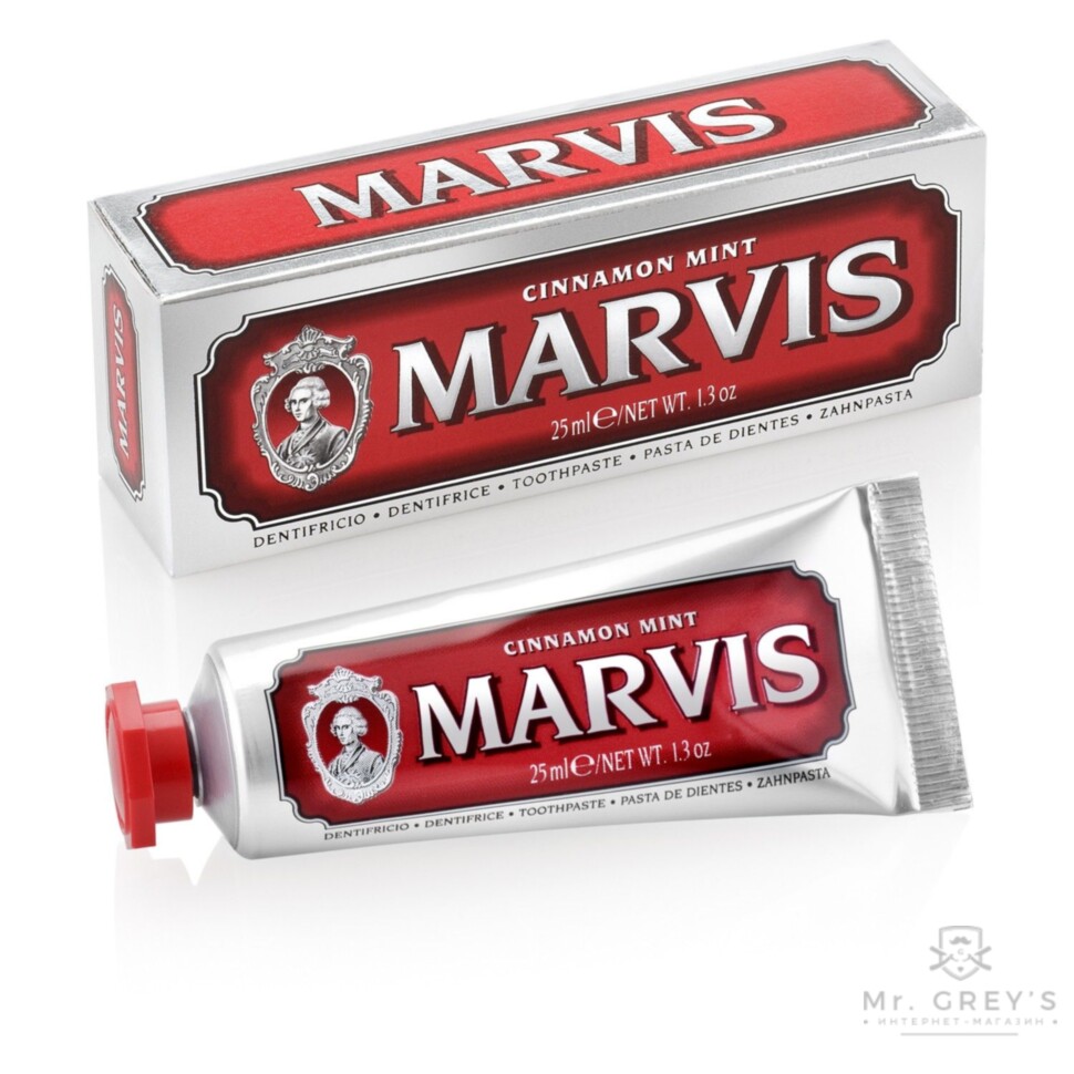 Зубная паста Marvis Cinnamon Mint Travel Size 25ml Зубная паста Marvis Cinnamon Mint Travel Size 25ml