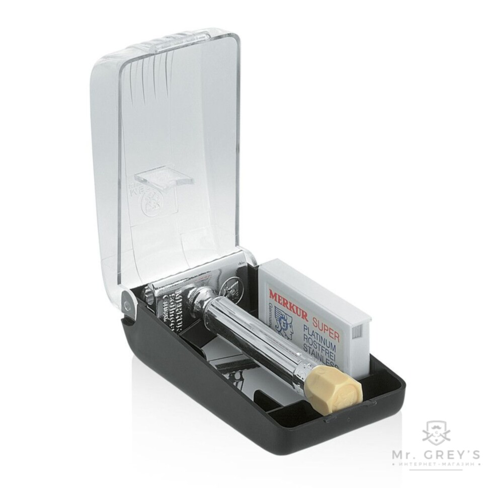 Станок для бритья Т-образный 90 570001 MERKUR REZORS PROGRESS IN PLASTIC CASE Станок для бритья Т-образный 90 570001 MERKUR REZORS PROGRESS IN PLASTIC CASE