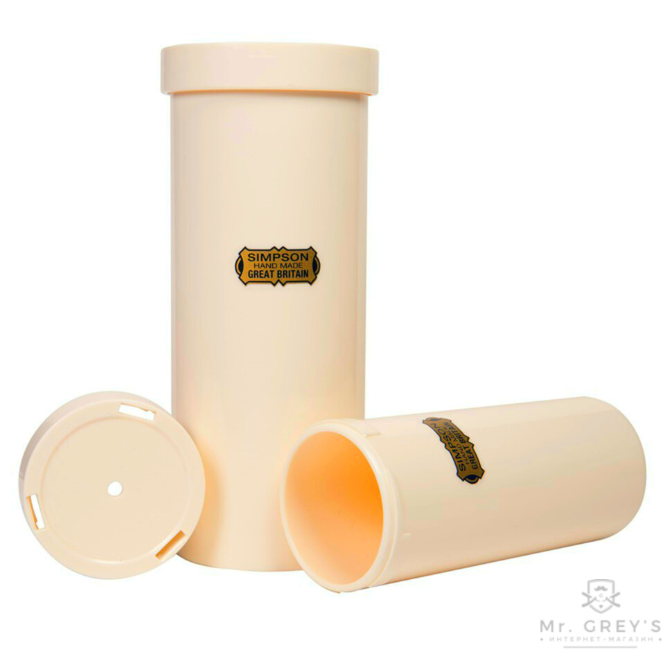 Дорожный туб для помазка Simpson Small Plastic Travel Tube Дорожный туб для помазка Simpson Small Plastic Travel Tube