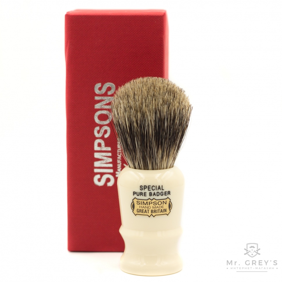 Помазок для бритья Simpson Special S1 Pure Badger