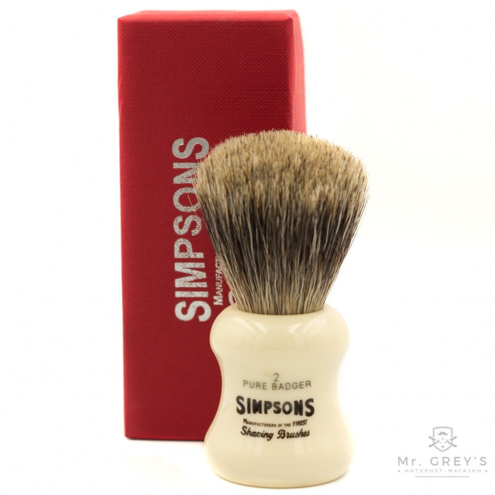 Помазок для гоління Simpson The Eagle G2 Pure Badger