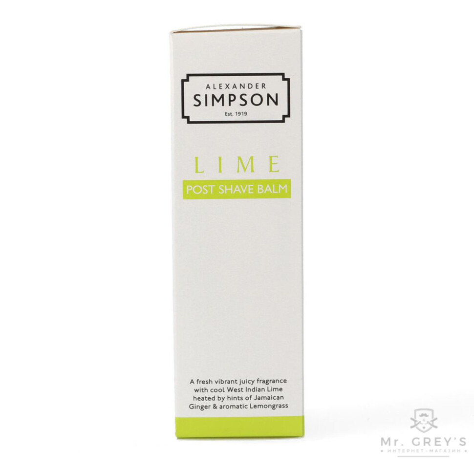 Бальзам після гоління Alexander Simpson Lime Post Shave Balm