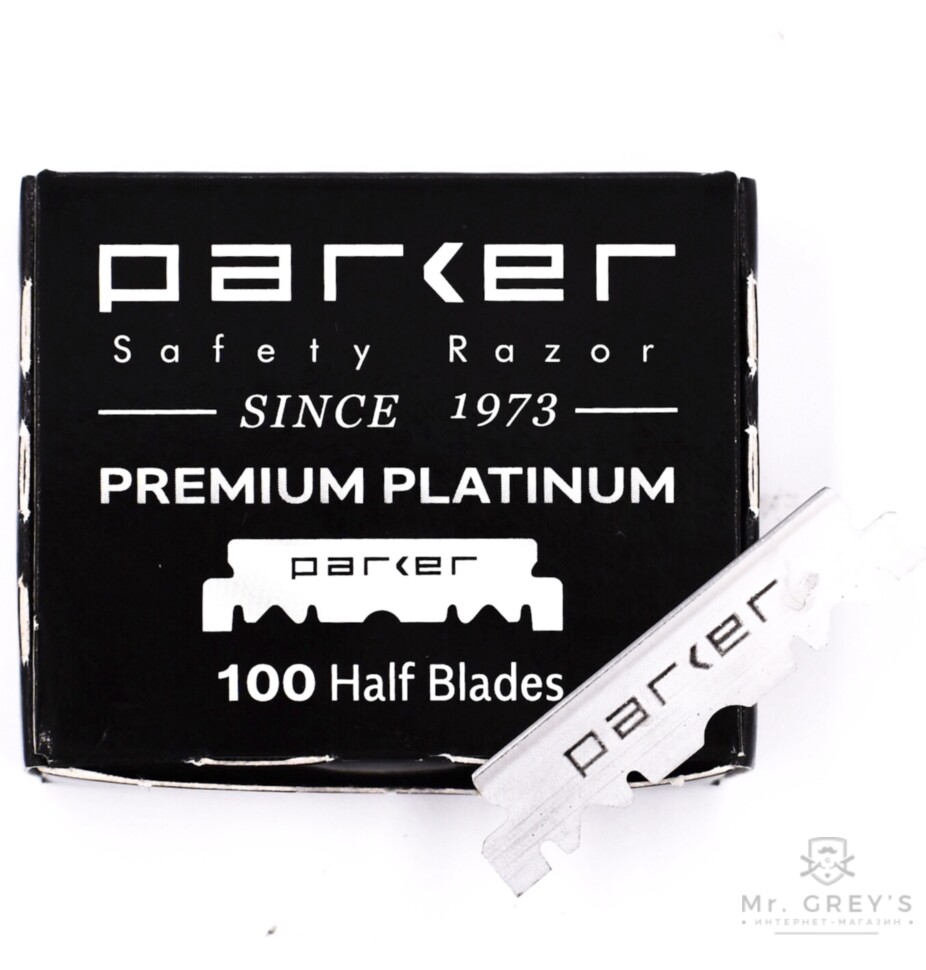 Лезвия Parker Premium Single Edge Razor Blades
