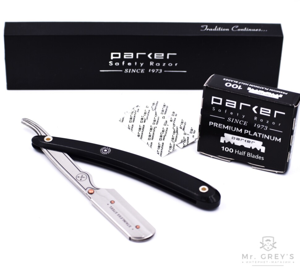Лезвия Parker Premium Single Edge Razor Blades