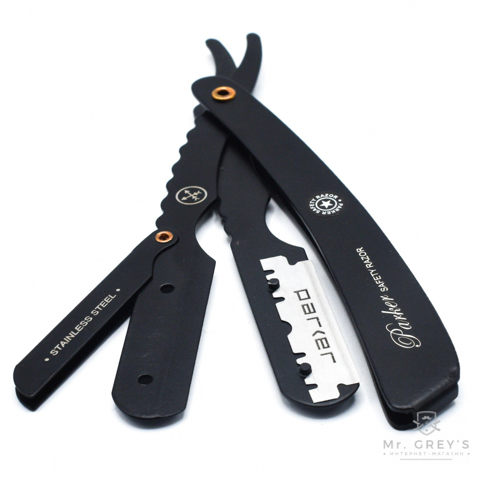 Опасная бритва Parker SRXBLK Professional Barber Razor Опасная бритва Parker SRXBLK Professional Barber Razor