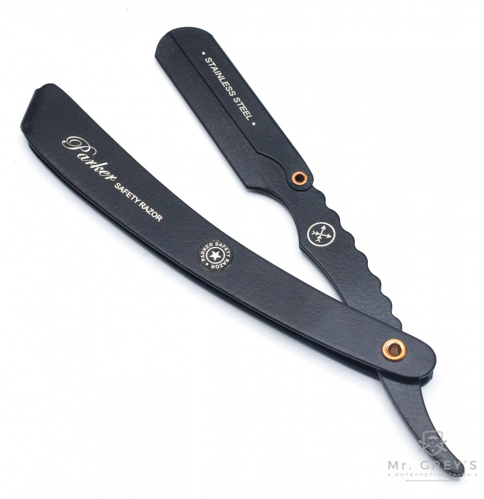 Опасная бритва Parker SRXBLK Professional Barber Razor