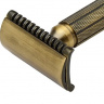 Станок для бритья Т-образный Pearl L-55 Antique Brass Closed Сomb & Open Comb