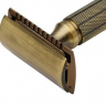 Станок для бритья Т-образный Pearl L-55 Antique Brass Closed Сomb & Open Comb