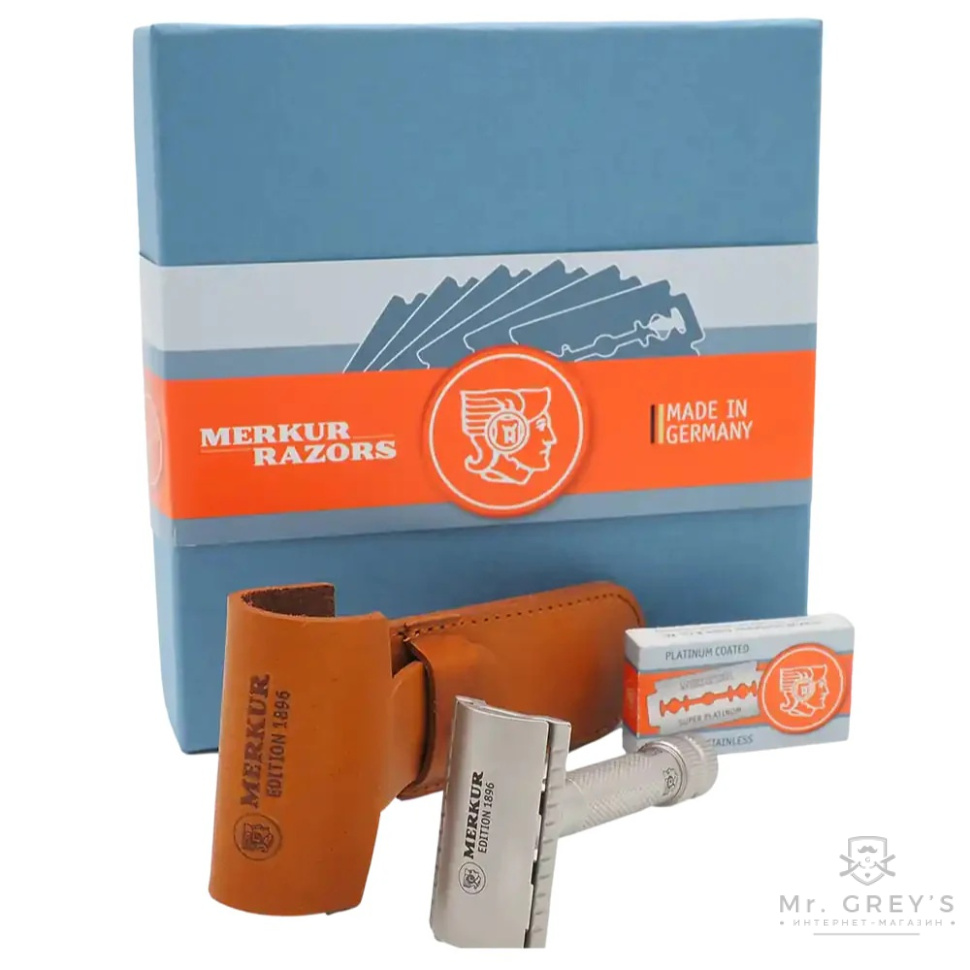 Набор для бритья MERKUR Safety Razor 34 INOX Special Edition 1896