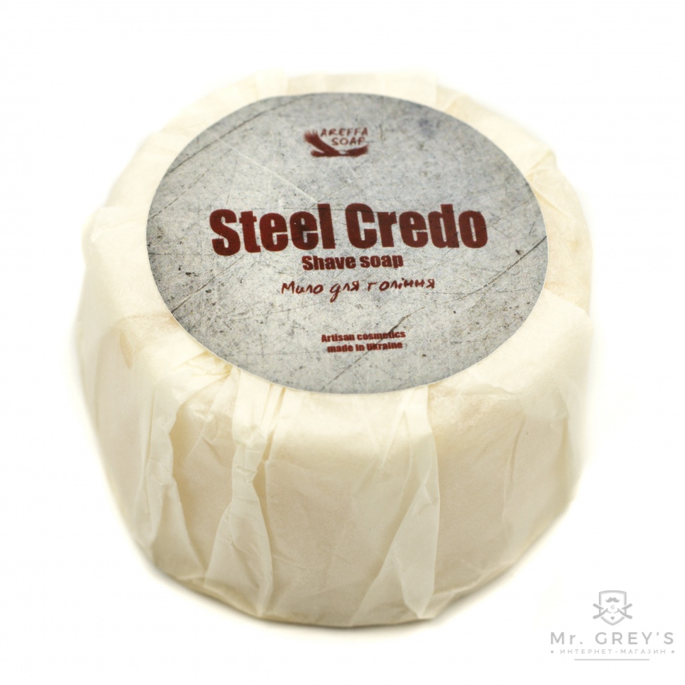 Мыло для бритья Steel Credo Areffa Soap